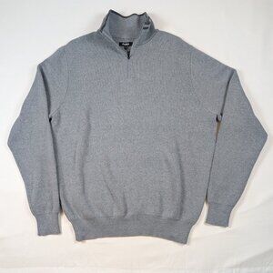 Malbon 1/4 Zip Sorrel Sweater